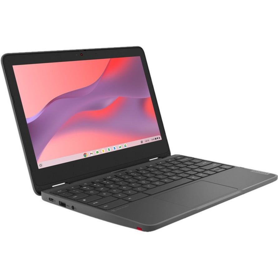 Lenovo 300e Yoga Chromebook Gen 4 82W20003US 11.6" Touchscreen Convertible 2 in 1 Chromebook - HD - Octa-core (ARM Cortex A76 + Cortex A55) - 4 GB - 32 GB Flash Memory - English Keyboard - Graphite Gray 82W20003US