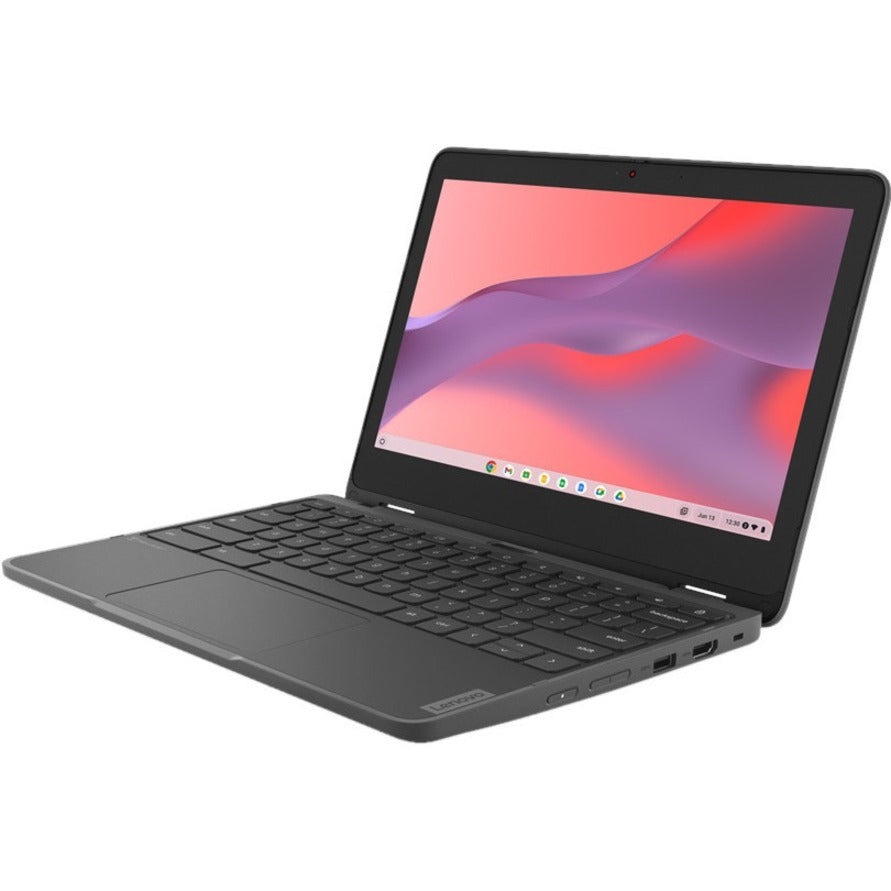 Lenovo 300e Yoga Chromebook Gen 4 82W20003US 11.6" Touchscreen Convertible 2 in 1 Chromebook - HD - Octa-core (ARM Cortex A76 + Cortex A55) - 4 GB - 32 GB Flash Memory - English Keyboard - Graphite Gray 82W20003US