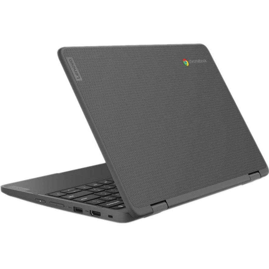 Lenovo 300e Yoga Chromebook Gen 4 82W20003US 11.6" Touchscreen Convertible 2 in 1 Chromebook - HD - Octa-core (ARM Cortex A76 + Cortex A55) - 4 GB - 32 GB Flash Memory - English Keyboard - Graphite Gray 82W20003US