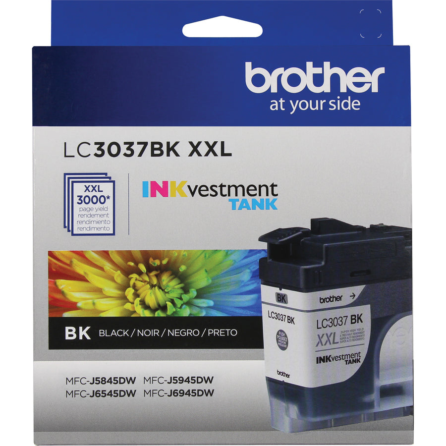 Brother LC3037BKS Original Inkjet Ink Cartridge - Single Pack - Black - 1 Each LC3037BKS