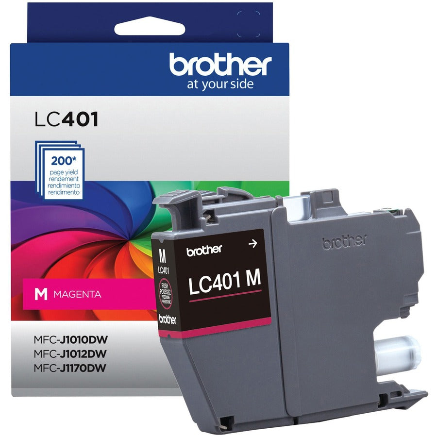 Brother LC401MS Original Standard Yield Inkjet Ink Cartridge - Single Pack - Magenta - 1 Pack LC401MS