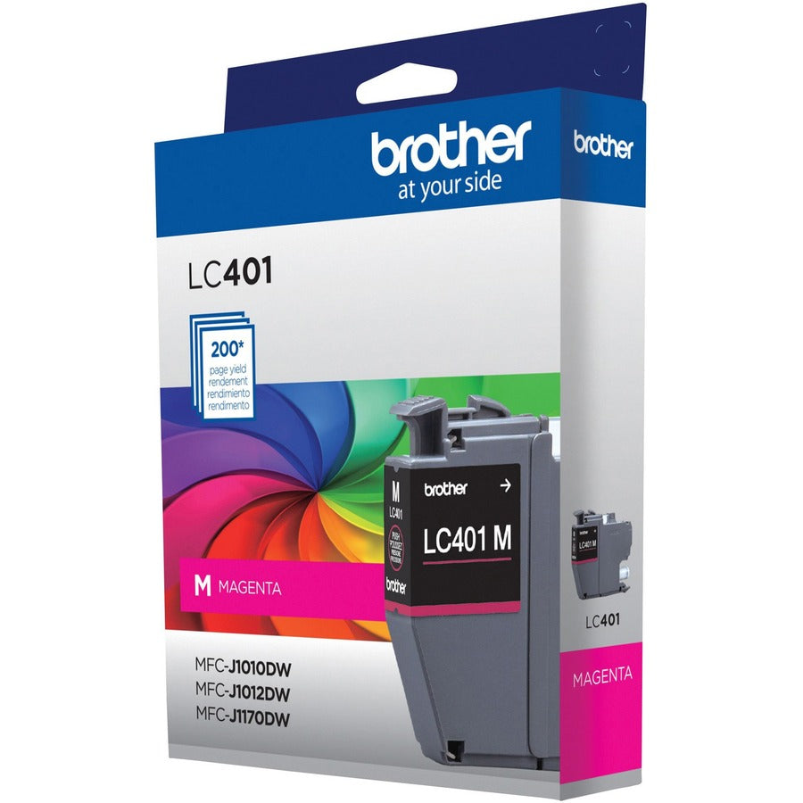 Brother LC401MS Original Standard Yield Inkjet Ink Cartridge - Single Pack - Magenta - 1 Pack LC401MS