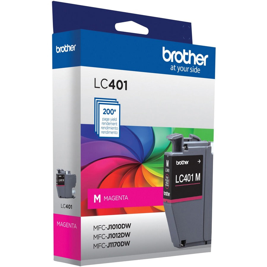 Brother LC401MS Original Standard Yield Inkjet Ink Cartridge - Single Pack - Magenta - 1 Pack LC401MS