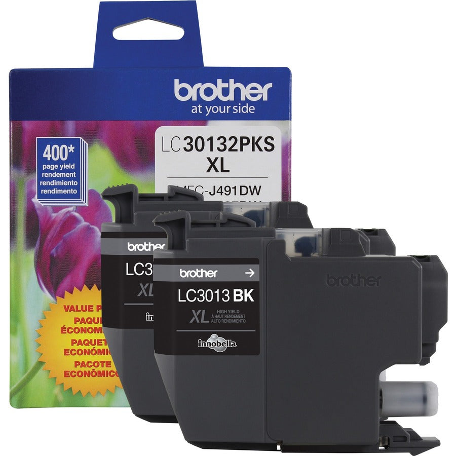 Brother LC30132PKS Original High Yield Inkjet Ink Cartridge - Black - 2 / Pack LC30132PKS