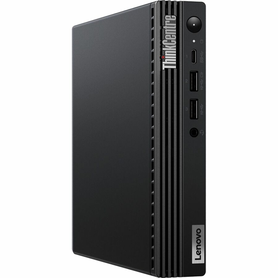 Lenovo ThinkCentre M70q Gen 4 12E30003US Desktop Computer - Intel Core i5 13th Gen i5-13400T - 8 GB RAM - 256 GB M.2 PCI Express NVMe x4 SSD 12E30003US