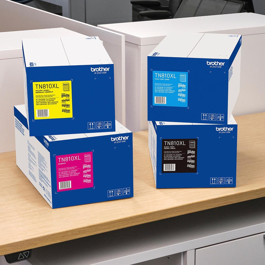 Brother TN810XLC Original High Yield Laser Toner Cartridge - Cyan - 1 Each TN810XLC