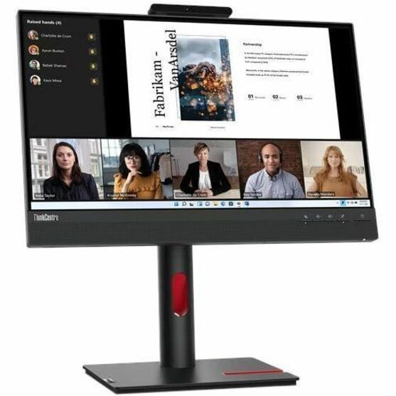 Lenovo ThinkCentre TIO22GEN5 22" Class Webcam Full HD LED Monitor - 16:9 - Black 12N8GAR1US