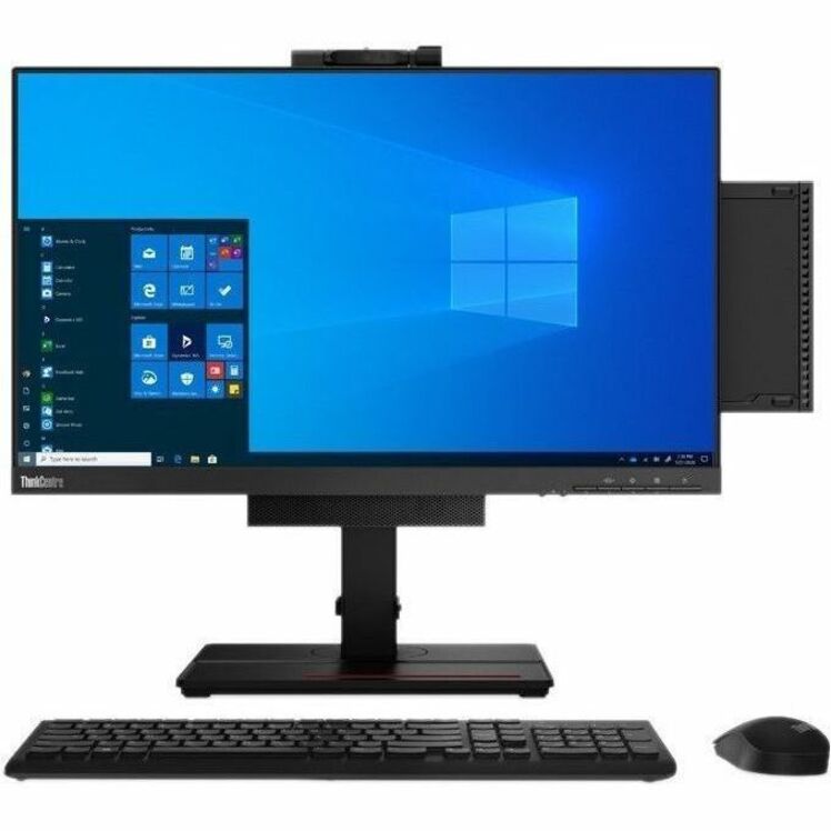 Lenovo ThinkCentre M75q Gen 2 11JN0089US Desktop Computer - AMD Ryzen 5 PRO 5650GE - 16 GB - 256 GB SSD - Tiny - Black 11JN0089US