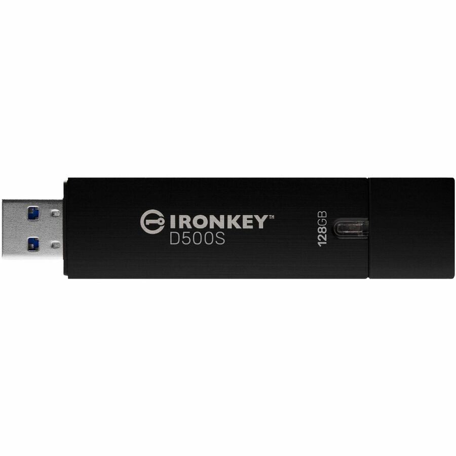 Kingston IronKey D500S 128GB USB 3.2 (Gen 1) Type A Flash Drive IKD500S/128GB