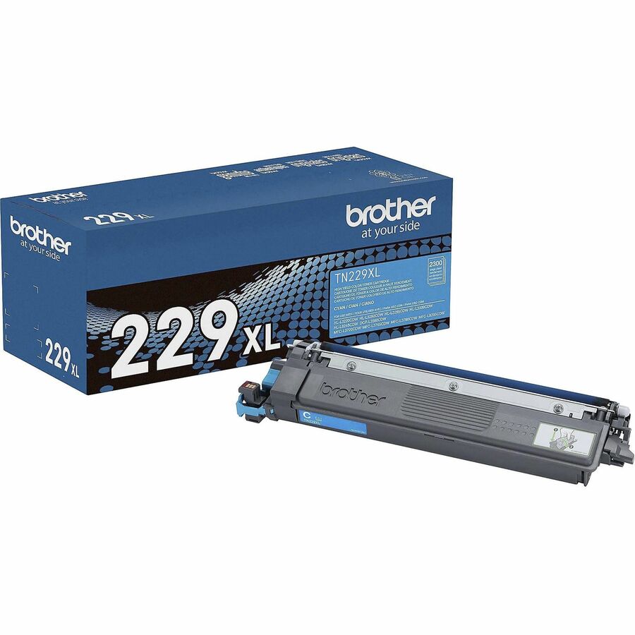 Brother Original High Yield Laser Toner Cartridge - Cyan - 1 Each TN229XLC