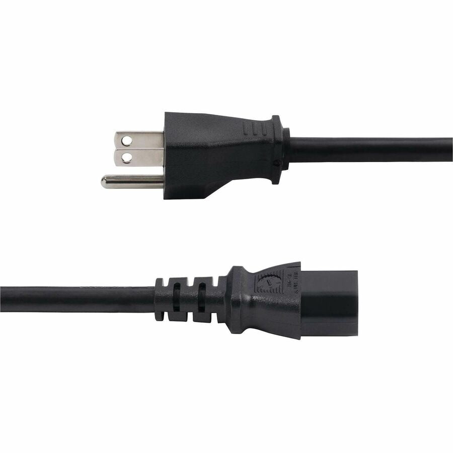 StarTech.com 8ft (2.4m) Computer Power Cord, NEMA 5-15P to IEC 60320 C13 AC Power Cable, 13A 125V, 16AWG, UL Listed 271B-6800-POWER-CORD