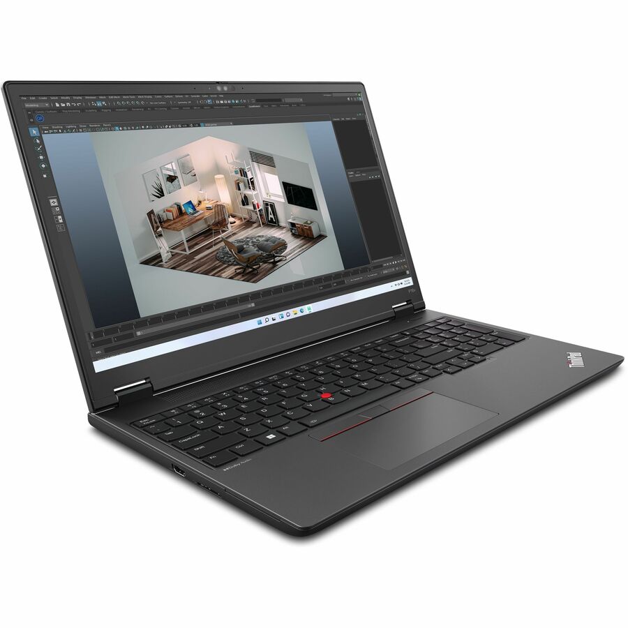 Lenovo ThinkPad P16v Gen 1 21FE0027US 16" Mobile Workstation - WUXGA - AMD Ryzen 7 PRO 7840HS - 16 GB - 512 GB SSD - English Keyboard - Thunder Black 21FE0027US