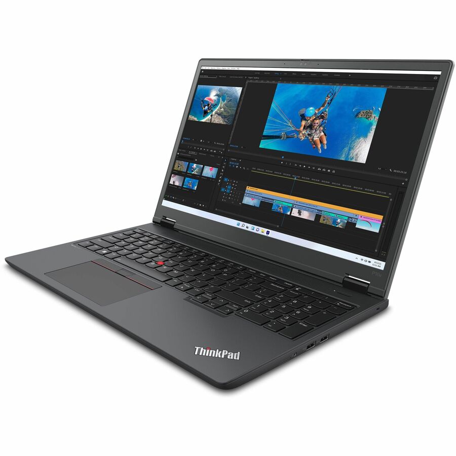 Lenovo ThinkPad P16v Gen 1 21FE0027US 16" Mobile Workstation - WUXGA - AMD Ryzen 7 PRO 7840HS - 16 GB - 512 GB SSD - English Keyboard - Thunder Black 21FE0027US