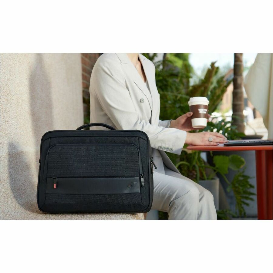 Lenovo Carrying Case (Briefcase) for 16" Lenovo Notebook, Accessories, Workstation, Chromebook - Black 4X41M69795