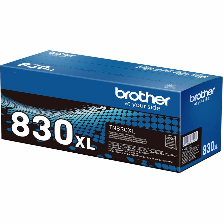 Brother Original Laser Toner Cartridge - Black - 1 Each TN830XL