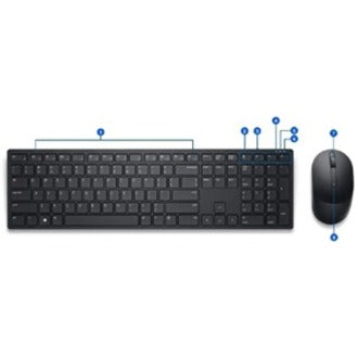 Dell Pro Wireless Keyboard And Mouse KM5221W KM5221WBKB-FRC