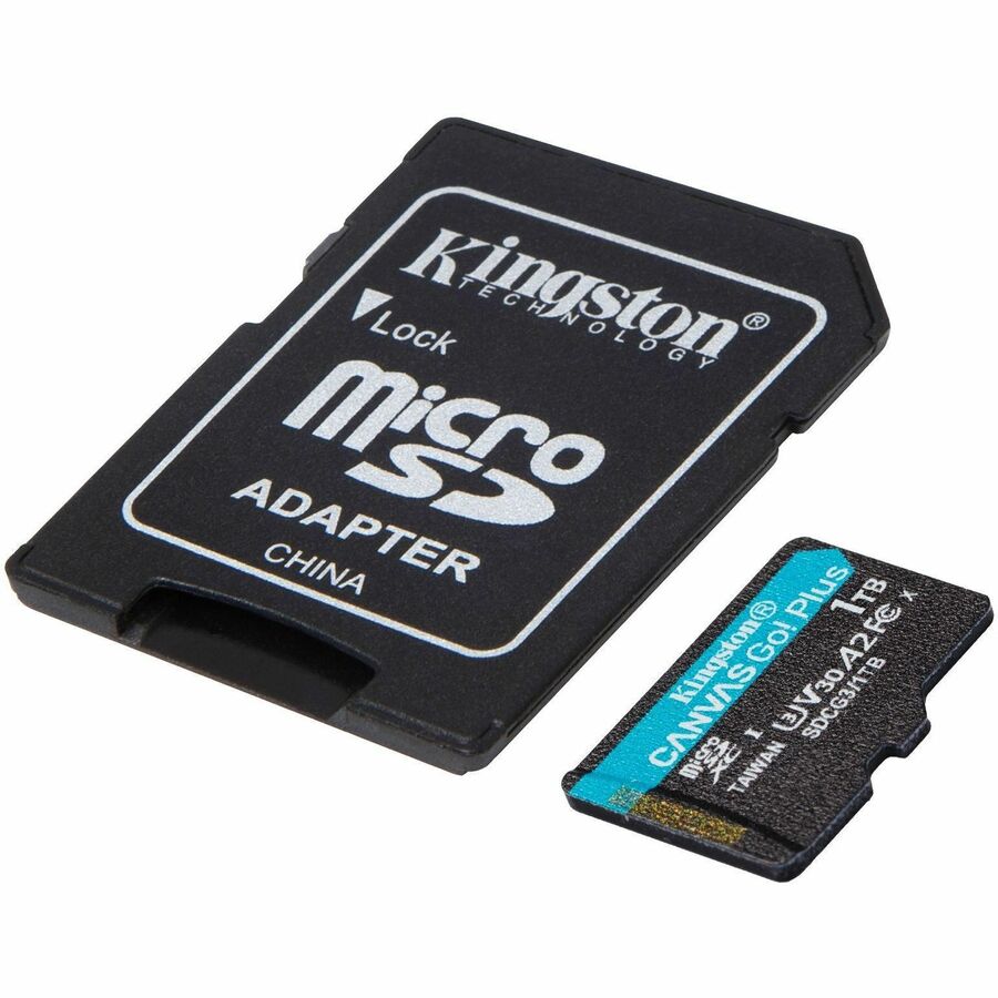 Kingston Canvas Go! Plus 1 TB Class 10/UHS-I (U3) V30 microSDXC SDCG3/1TB