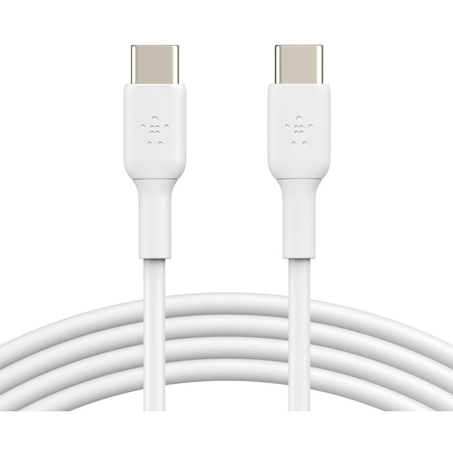 Belkin USB-C to USB-C Cable (2m / 6.6ft, White) CAB003bt2MWH