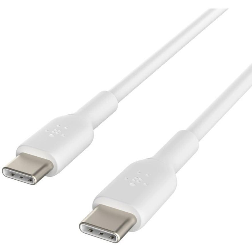 Belkin USB-C to USB-C Cable (2m / 6.6ft, White) CAB003bt2MWH