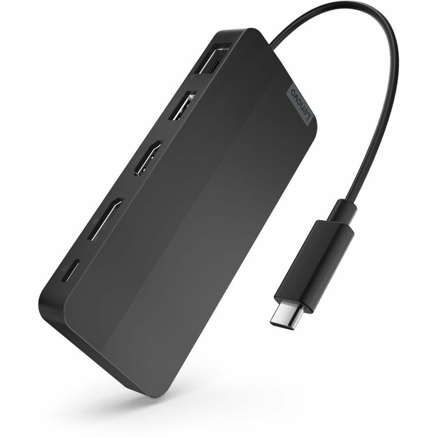 Lenovo USB-C Dual Display Travel Dock without Adapter 40B90000US