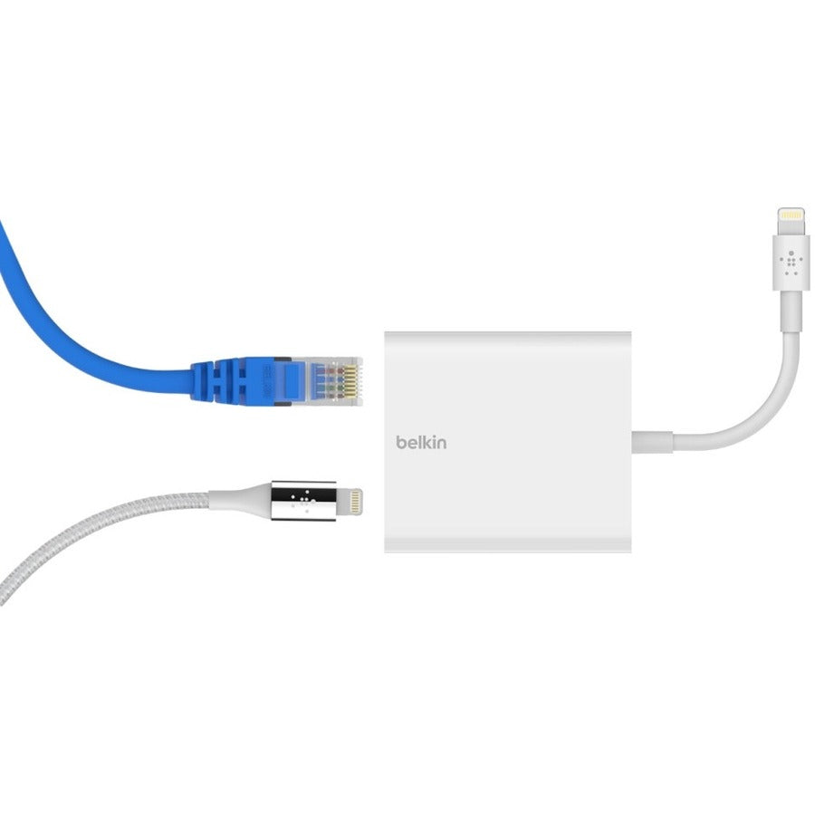 Belkin Ethernet + Power Adapter with Lightning Connector F8J227DSWHT