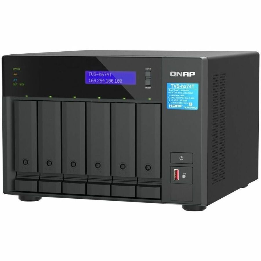 QNAP TVS-h674T-i5-32G SAN/NAS Storage System TVS-H674T-I5-32G-US