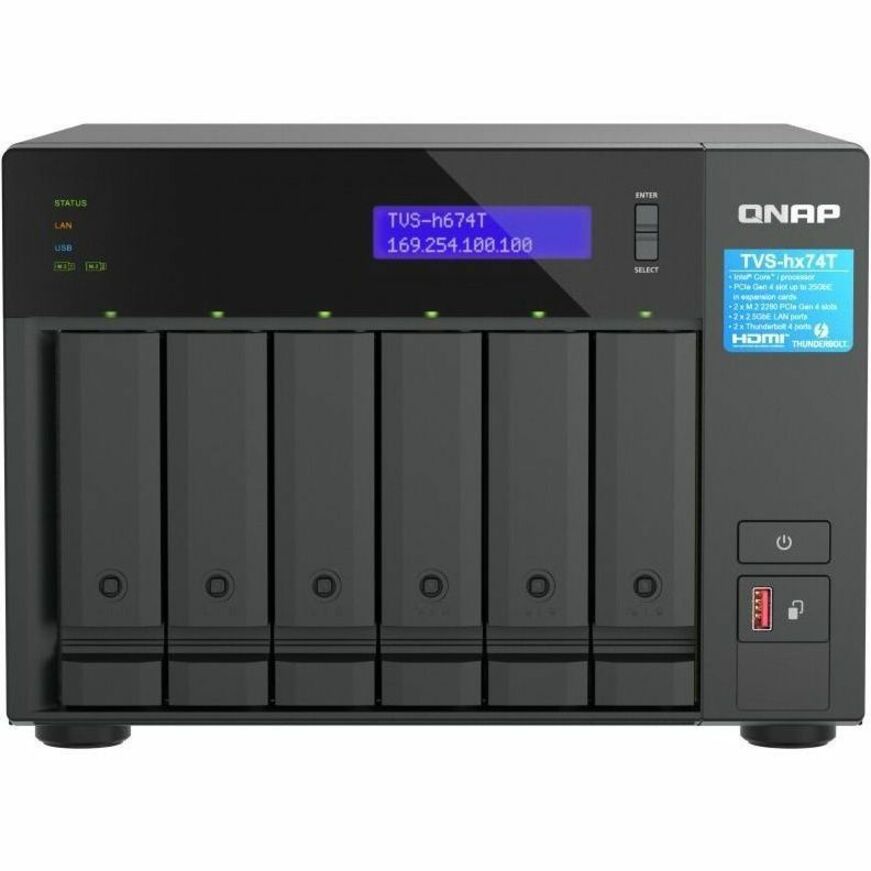 QNAP TVS-h674T-i5-32G SAN/NAS Storage System TVS-H674T-I5-32G-US