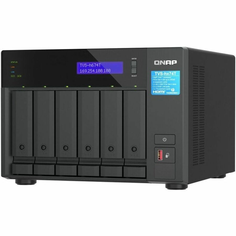 QNAP TVS-h674T-i5-32G SAN/NAS Storage System TVS-H674T-I5-32G-US