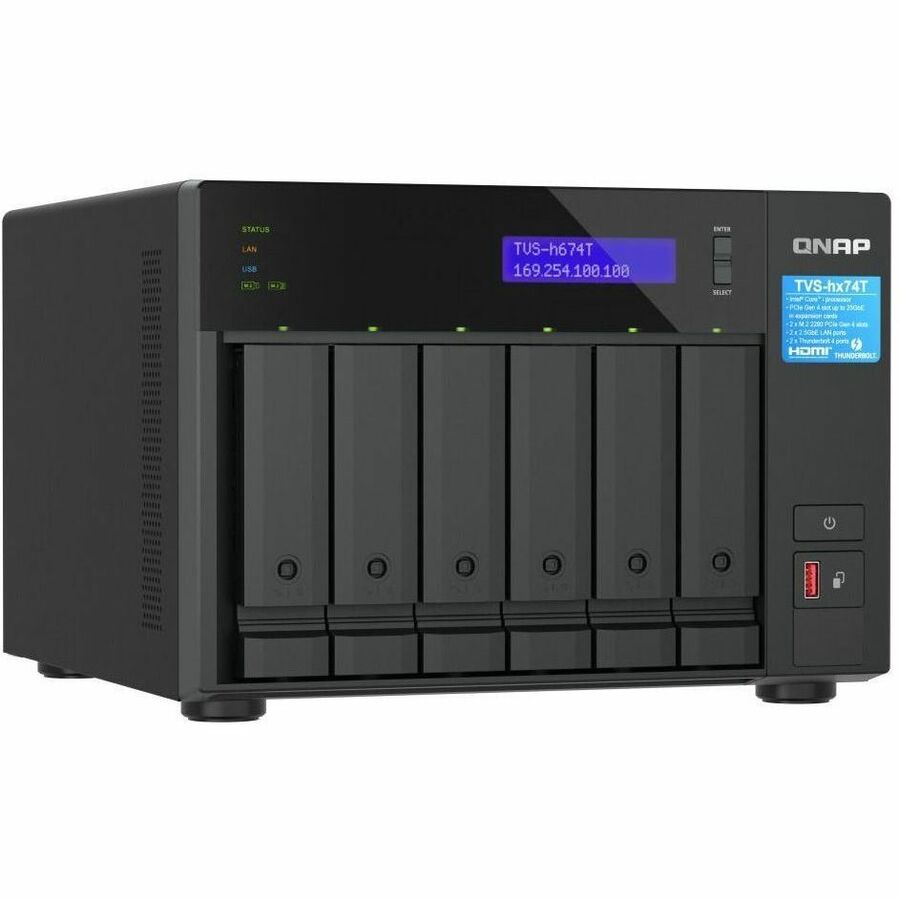 QNAP TVS-h674T-i5-32G SAN/NAS Storage System TVS-H674T-I5-32G-US