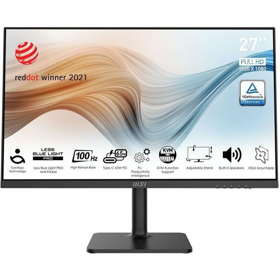 MSI Modern MD272XP 27" Class Full HD LCD Monitor - 16:9 - Black MODERN MD272XP