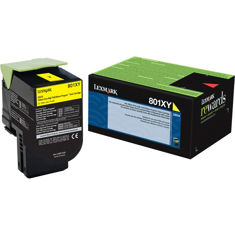 Lexmark Unison 801XY Toner Cartridge 80C1XY0