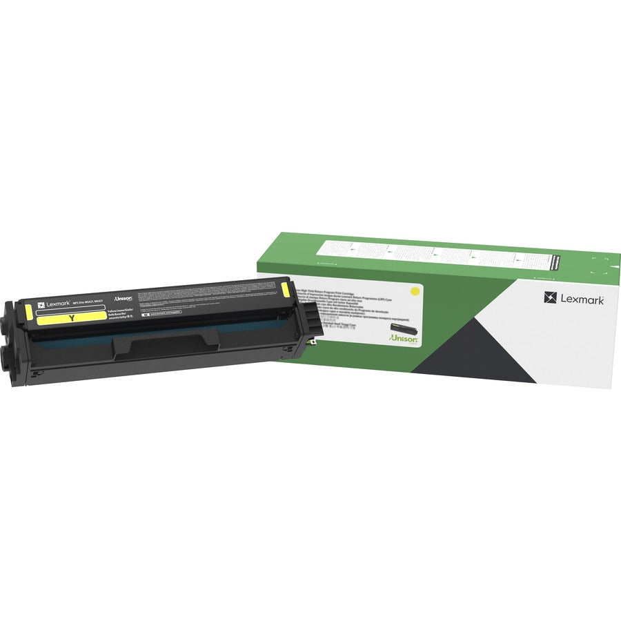 Lexmark Unison Original Extra High Yield Laser Toner Cartridge - Yellow - 1 Each C341XY0