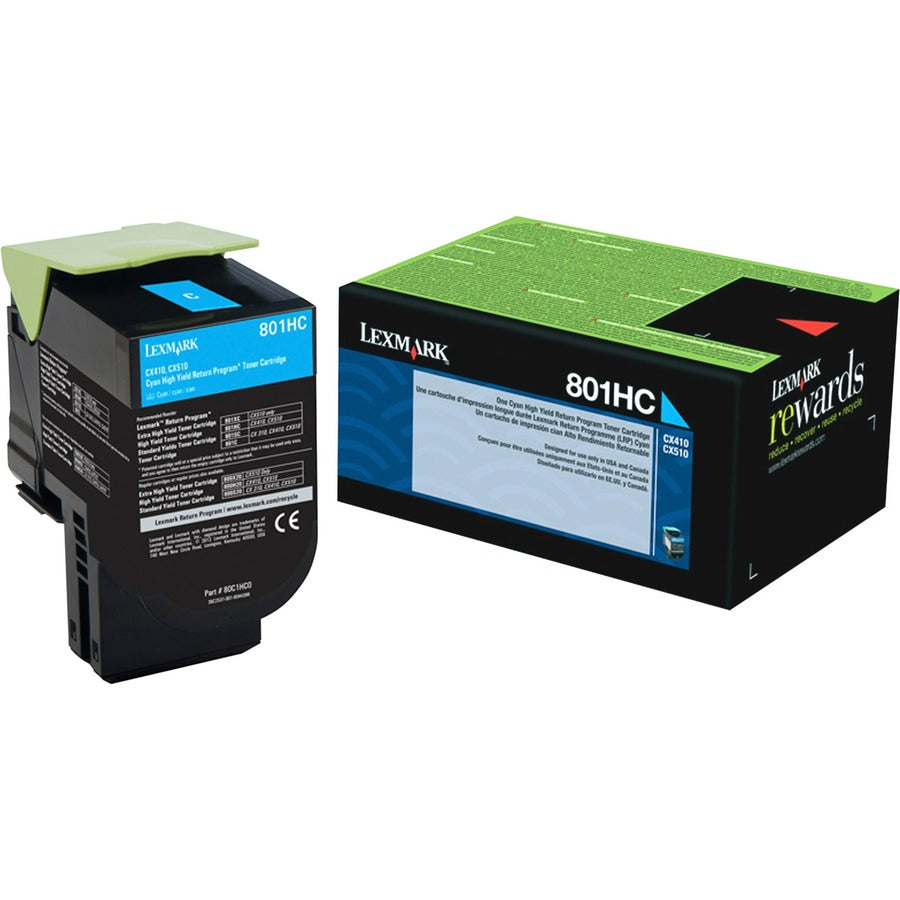 Lexmark Unison 801HC Toner Cartridge 80C1HC0