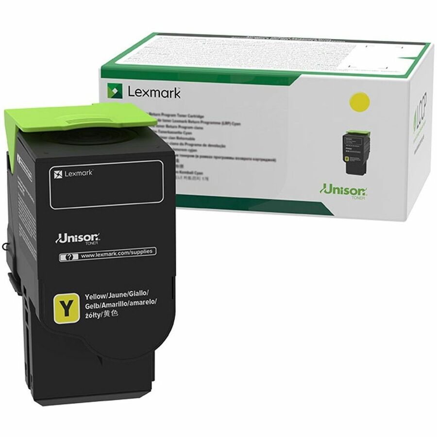 Lexmark Unison Original Extra High Yield Laser Toner Cartridge - Yellow Pack 78C1XYE