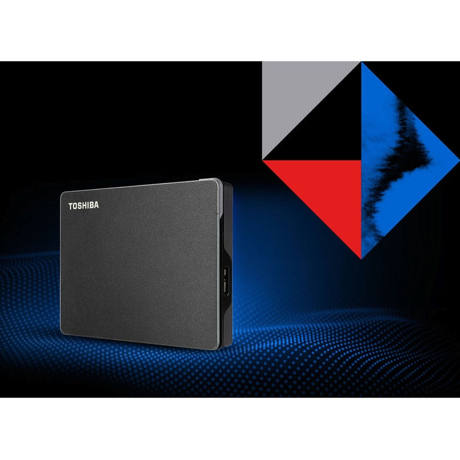 Toshiba Canvio Gaming HDTX120XK3AA 2 TB Portable Hard Drive - External - Black HDTX120XK3AA