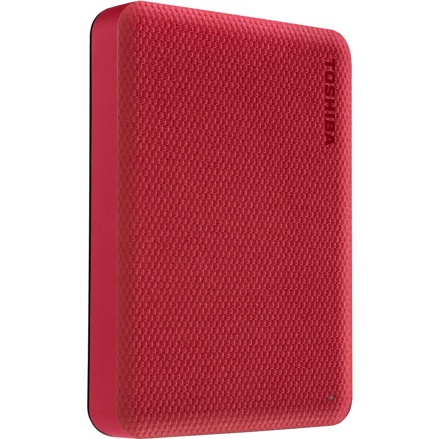 Toshiba Canvio Advance HDTCA40XR3CA 4 TB Portable Hard Drive - External - Red HDTCA40XR3CA