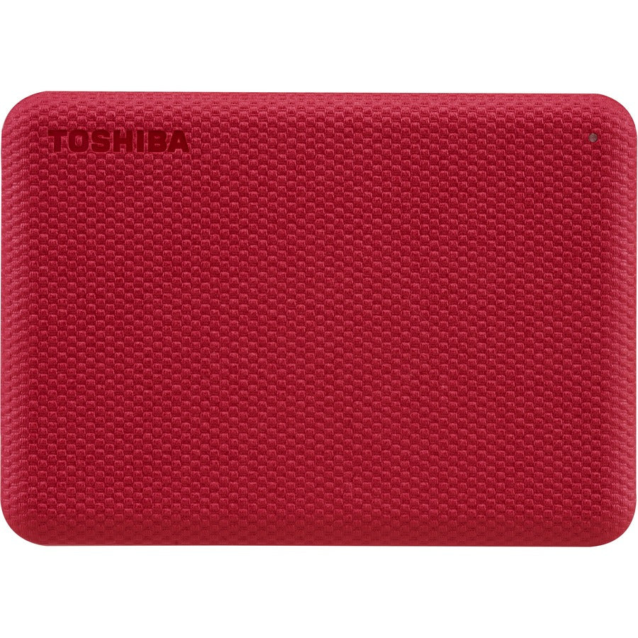 Toshiba Canvio Advance HDTCA40XR3CA 4 TB Portable Hard Drive - External - Red HDTCA40XR3CA