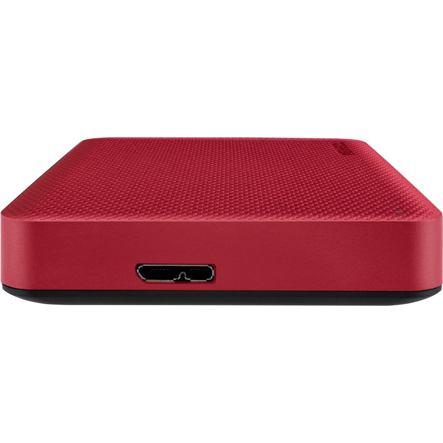 Toshiba Canvio Advance HDTCA40XR3CA 4 TB Portable Hard Drive - External - Red HDTCA40XR3CA