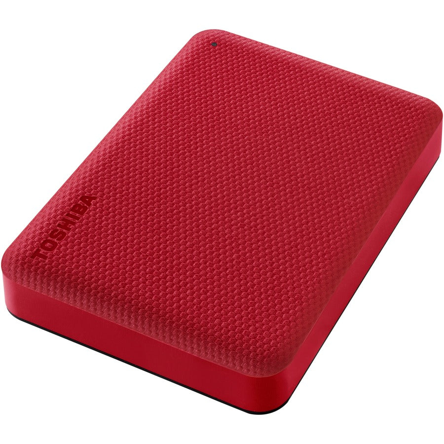 Toshiba Canvio Advance HDTCA40XR3CA 4 TB Portable Hard Drive - External - Red HDTCA40XR3CA