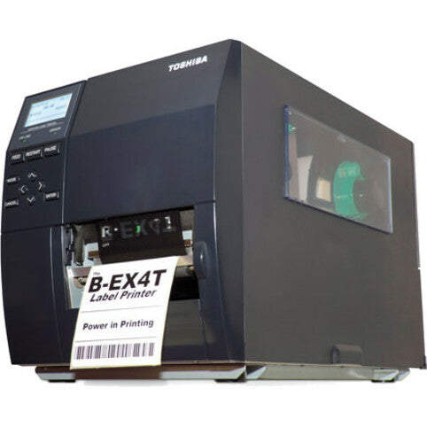 Toshiba B-EX4T1 GS Desktop Direct Thermal/Thermal Transfer Printer - Monochrome - Label Print - USB - Wireless LAN B-EX4T1-GS12-QM-R (D)