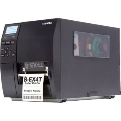 Toshiba B-EX4T1 GS Desktop Direct Thermal/Thermal Transfer Printer - Monochrome - Label Print - USB - Wireless LAN B-EX4T1-GS12-QM-R (D)