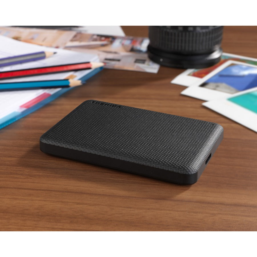 Toshiba Canvio Advance HDTCA10XK3AA 1 TB Portable Hard Drive - External - Black HDTCA10XK3AA