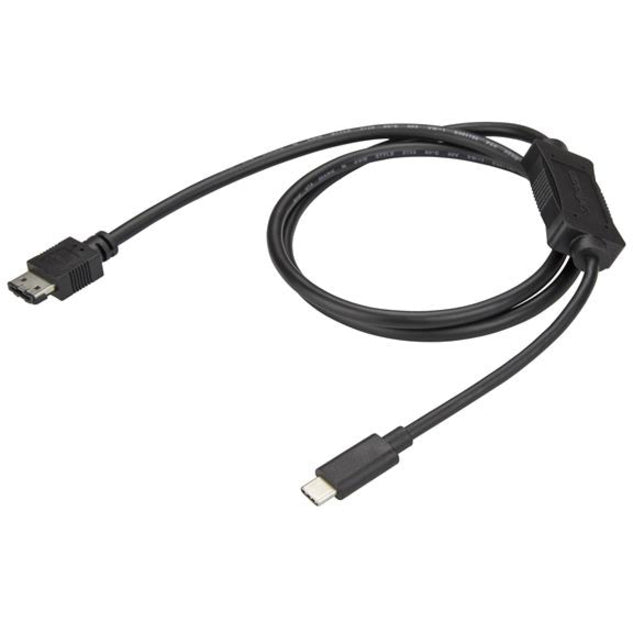 StarTech.com 3 ft 1m USB C to eSATA Cable - For External Storage Devices with HDD / SSD / ODD - USB 3.0 to eSATA Cable (5Gbps) - USB Type C to eSATA USB3C2ESAT3