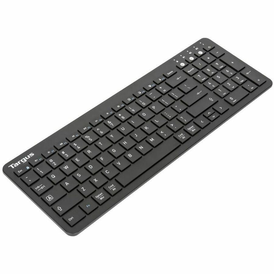 Targus Midsize Multi-Device Bluetooth Antimicrobial Keyboard, Black AKB863US