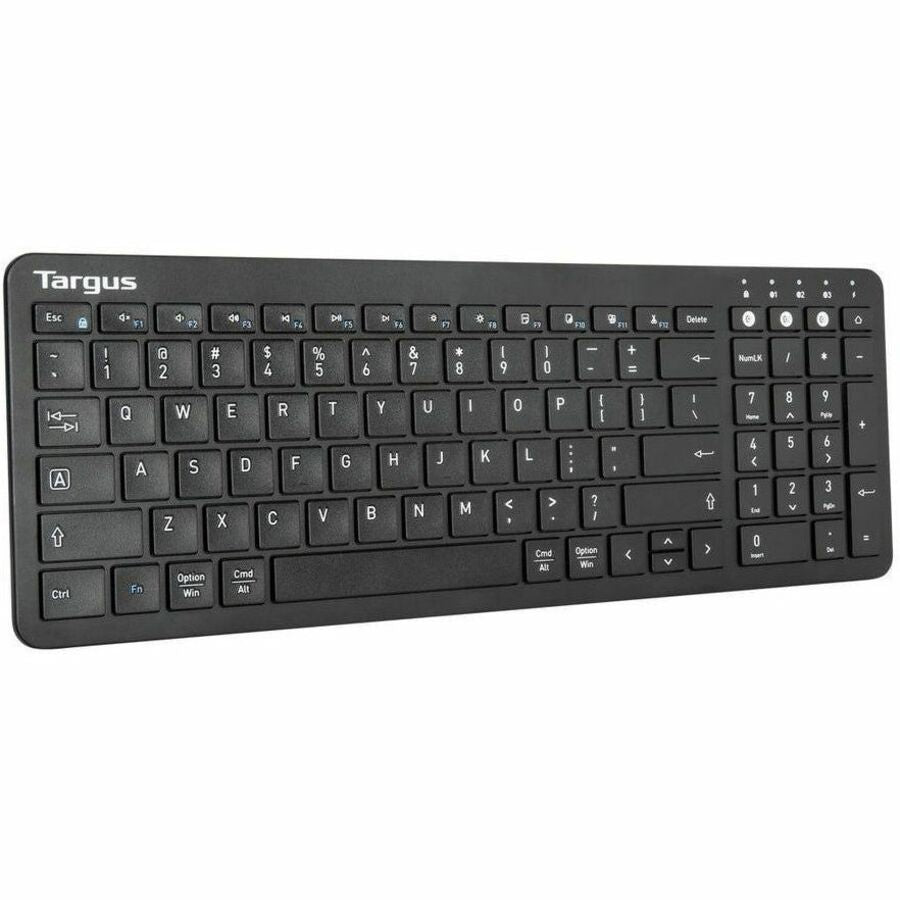 Targus Midsize Multi-Device Bluetooth Antimicrobial Keyboard, Black AKB863US