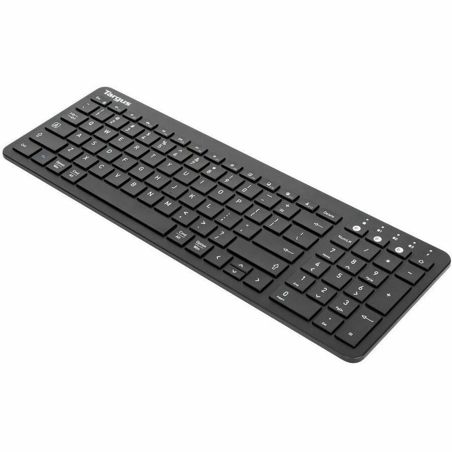 Targus Midsize Multi-Device Bluetooth Antimicrobial Keyboard, Black AKB863US