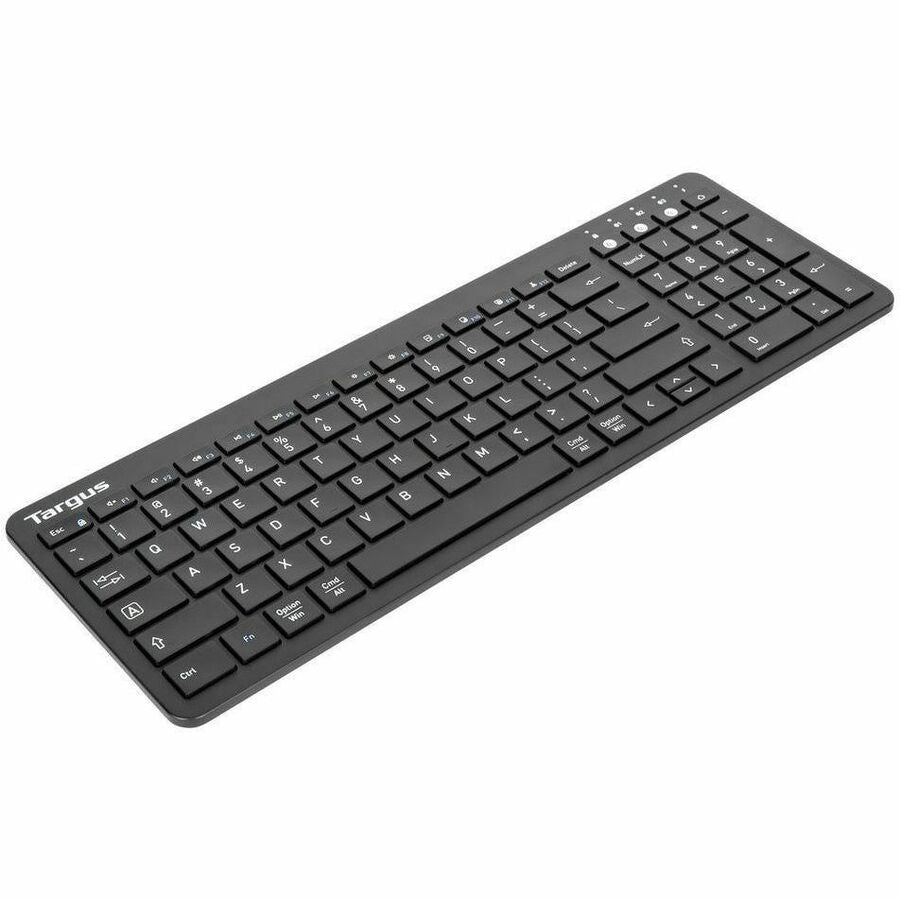 Targus Midsize Multi-Device Bluetooth Antimicrobial Keyboard, Black AKB863US