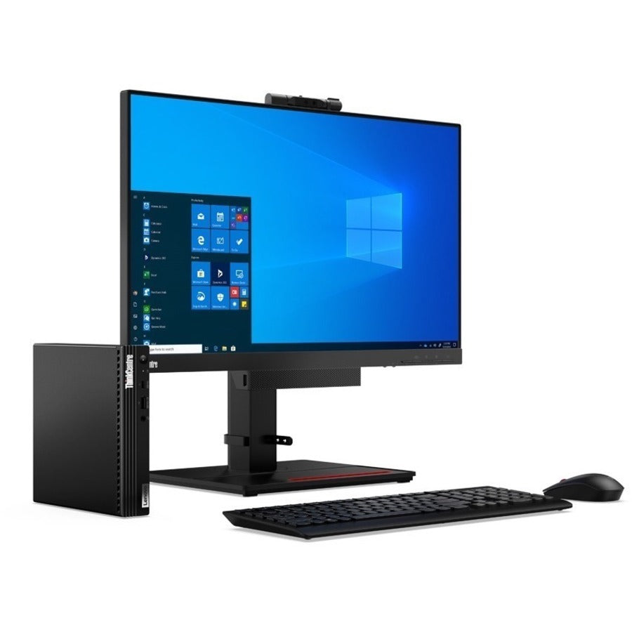 Lenovo ThinkCentre M75q Gen 2 11JN002RUS Desktop Computer - AMD Ryzen 7 PRO 5750GE - 16 GB - 512 GB SSD - Tiny - Black 11JN002RUS