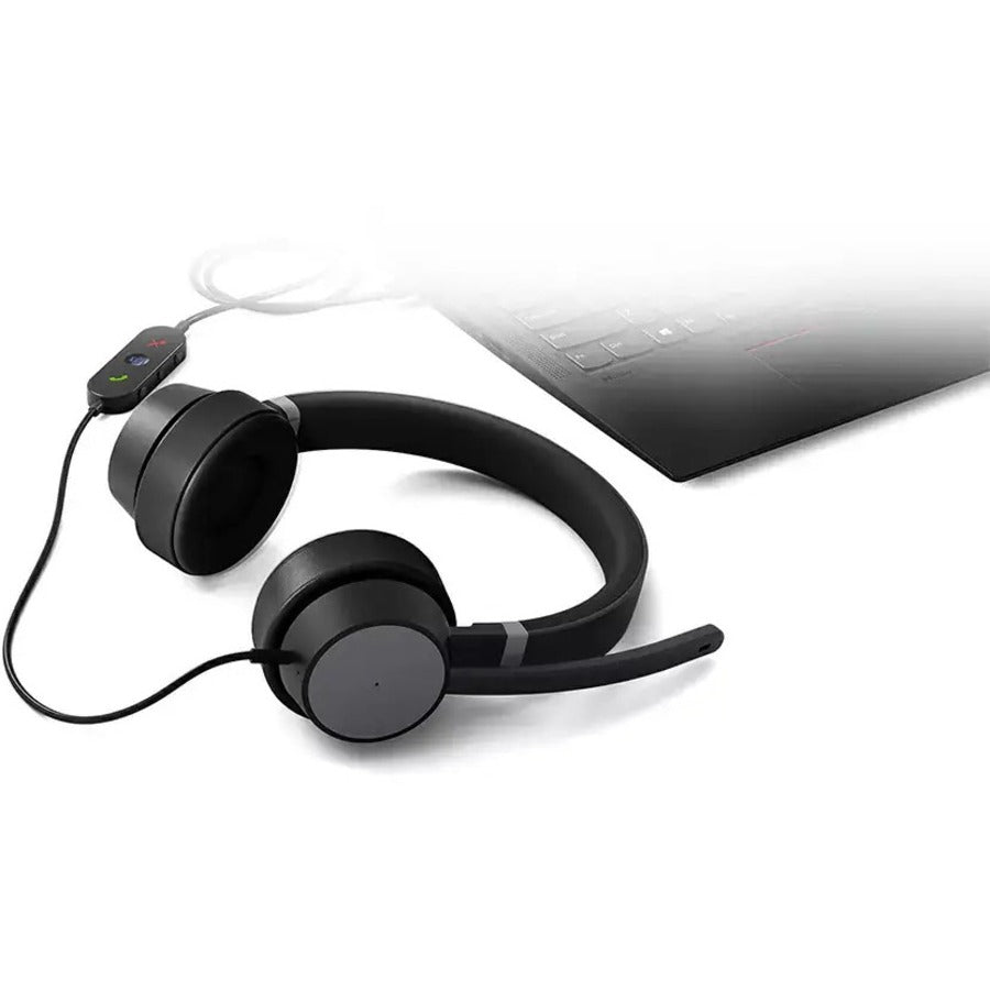 Lenovo Go Wired ANC Headset (Thunder Black) 4XD1C99223