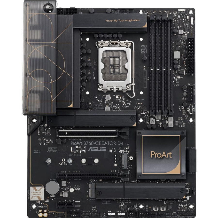 Asus ProArt B760-CREATOR D4 Desktop Motherboard - Intel B760 Chipset - Socket LGA-1700 - ATX PROARTB760-CREATORD4